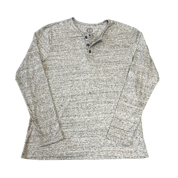 Other - One Day Away Premium Designed Goods Cotton Blend Henley. Grey Size M #1108